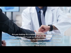 Test rapide du moniteur de pouls du bout des doigts SpO2 et PR 8 secondes